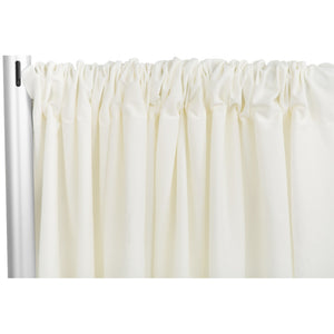 Poly Premier Fire Retardant drape/backdrop - Ivory