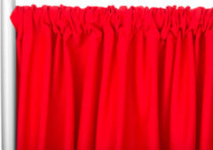 Poly Premier drape/backdrop – Red