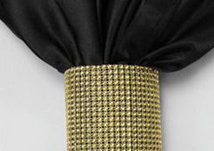 Large Rhinestone Velcro Drapes Clip – GOLD