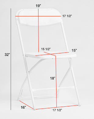 Samsonite Folding Chair Dimensions