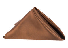 Satin Napkin 20″x20″ – Chocolate Brown