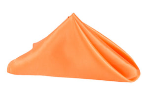 Satin Napkin 20"x20" - Orange