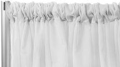 Sheer Voile  drape/backdrop – Silver