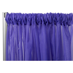 Purple Sheer Drapes