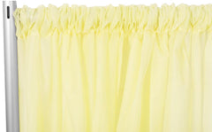 Sheer Voile  drape/backdrop – Yellow