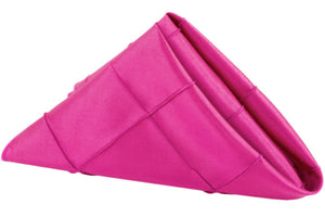 Pintuck Napkin 20"x20" - Fuchsia