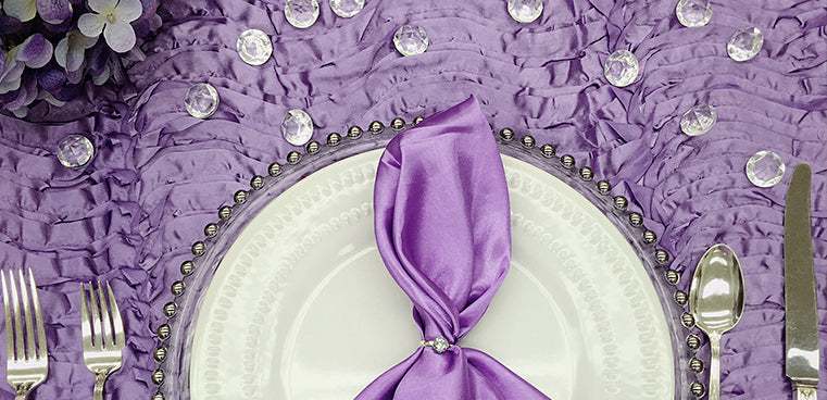 wave satin tablecloth