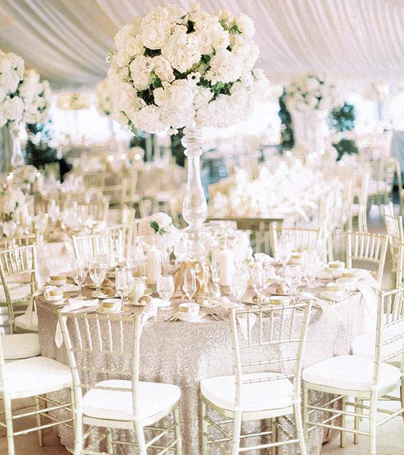 A Guide to All-White Wedding Décor