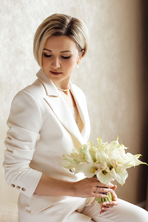 Chic and Elegant Formal Wedding Pant Suits for Women– CV Linens