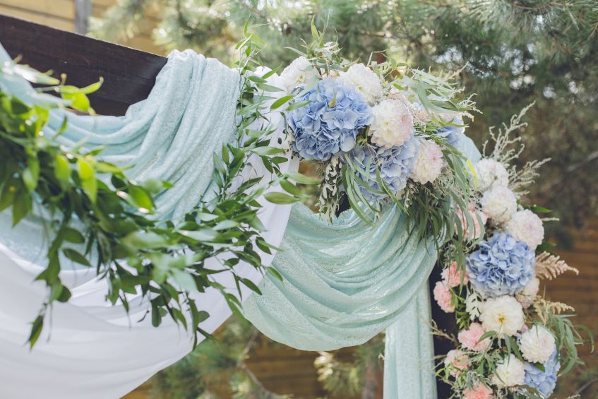 beautiful wedding arch