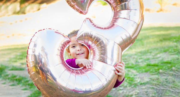 big number balloon