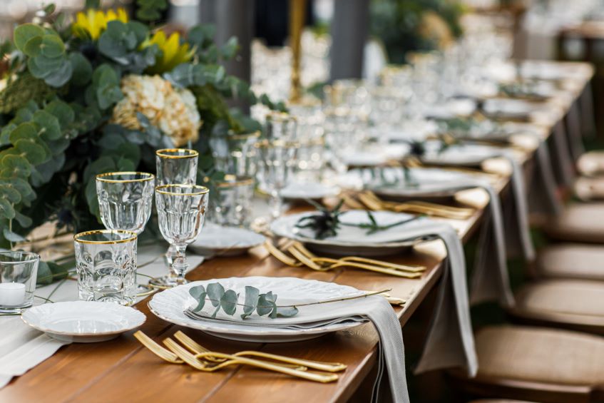 boho table setup