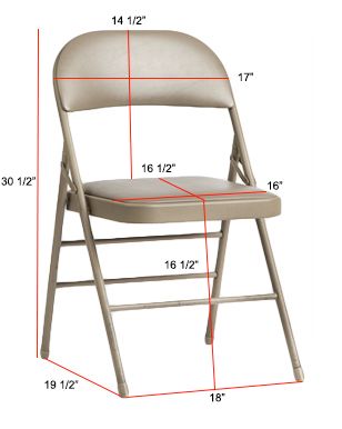 brown folding chairs