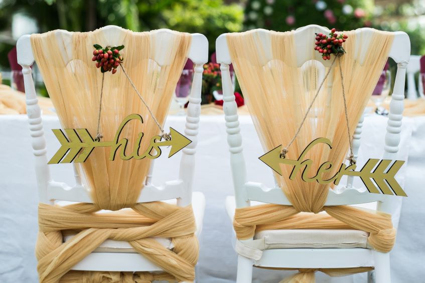 chair sashes