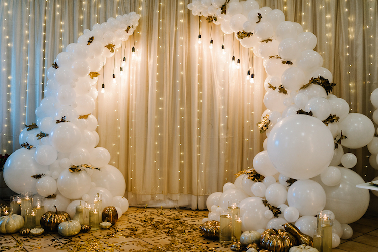 elegant curtain backdrop