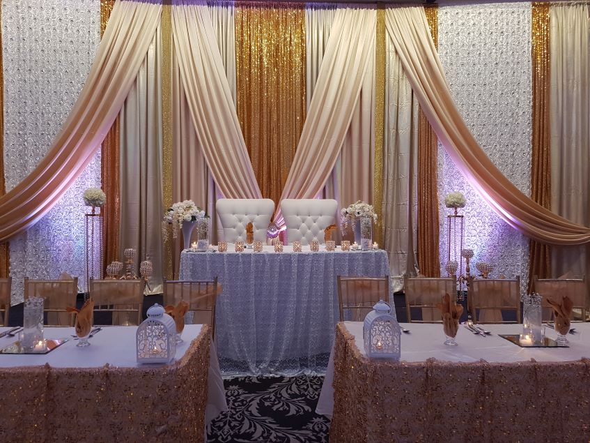 elegant head table