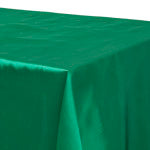 Emerald Satin Rectangular Tablecloth