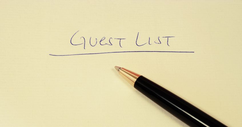 guest list