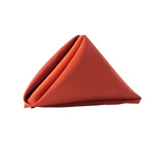 Lamour Satin Napkin - Rust