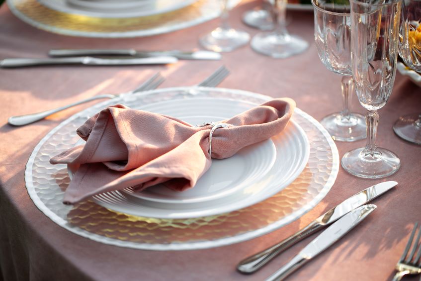 outdoor table napkin