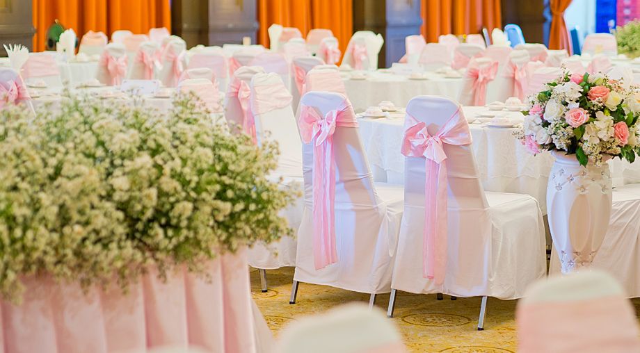 pink chair sashes