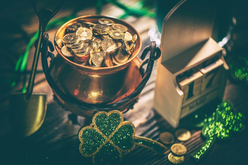Pots of Gold For St. Patrick's Day