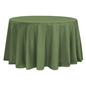 Polyester 108" Round Tablecloth - Willow