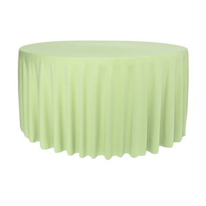 Scuba 120" Round Tablecloth - Sage Green