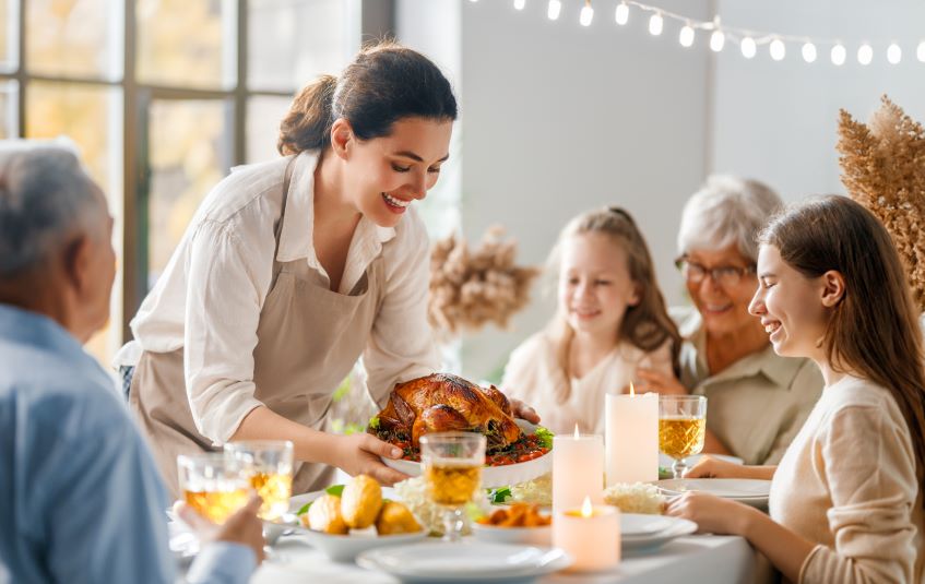 setting the table