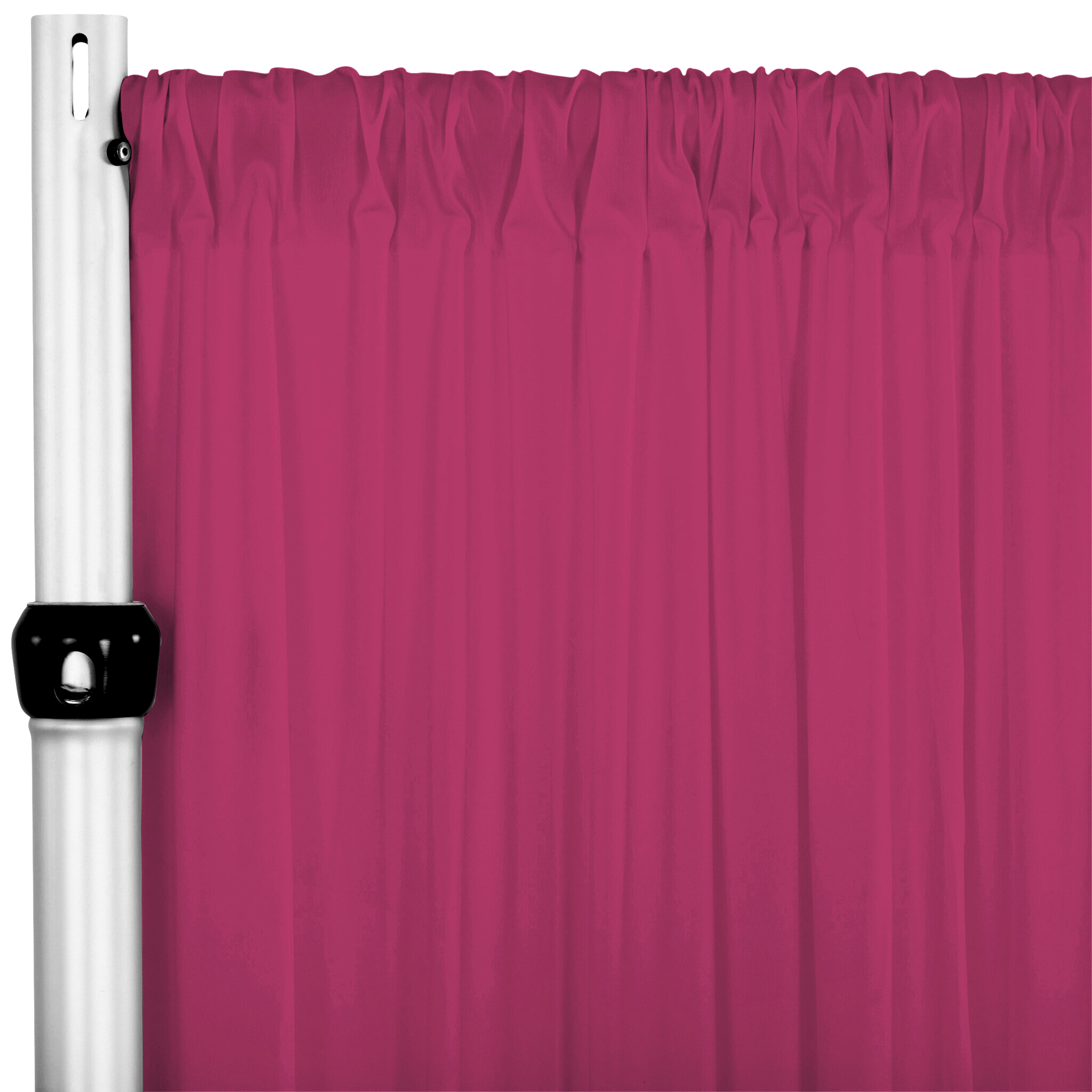 Image of Spandex 4-way Stretch Drape Curtain 14ft H x 60