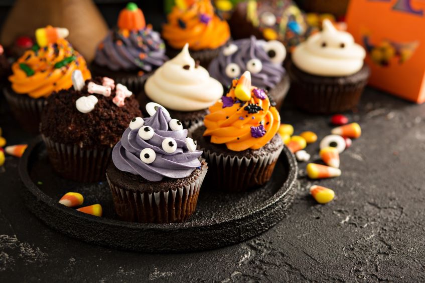 spooky cupcakes