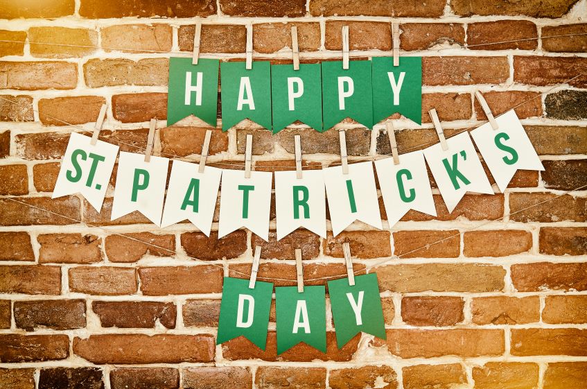 st patrick's day banner