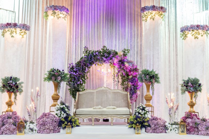 wedding arch floral decorations
