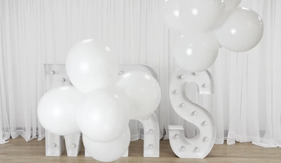 Corporate Event Decoration Ideas - Marquee Letters - Balloon Decorations
