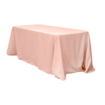 Chemin de table polyester rose blush