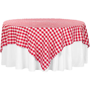 Polyester Red Tablecloth