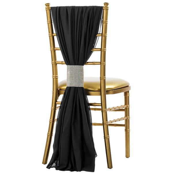 black chair sashes