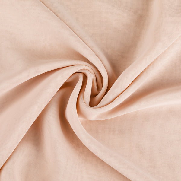 blush chiffon fabric bulk