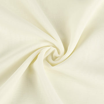 Chiffon Fabric Cream, by the yard