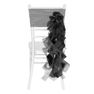 Curly Willow Chair Sash – Black