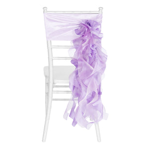 Curly Willow Chair Sash - Victorian Lilac/Wisteria