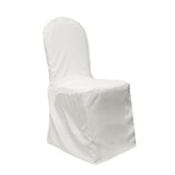 Economy Polyester Banquet Chair Cover Ivory/Off White– Linens