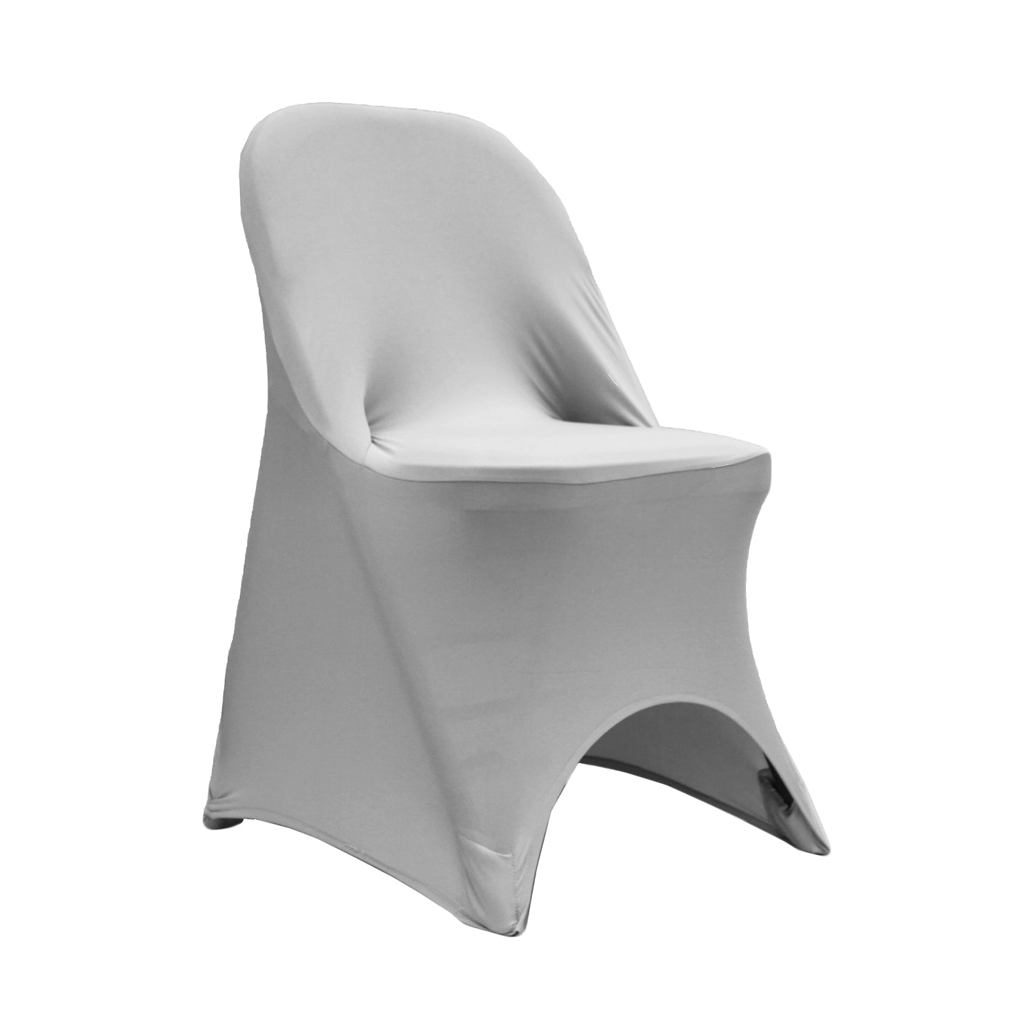 Folding Spandex Chair Cover - Silver