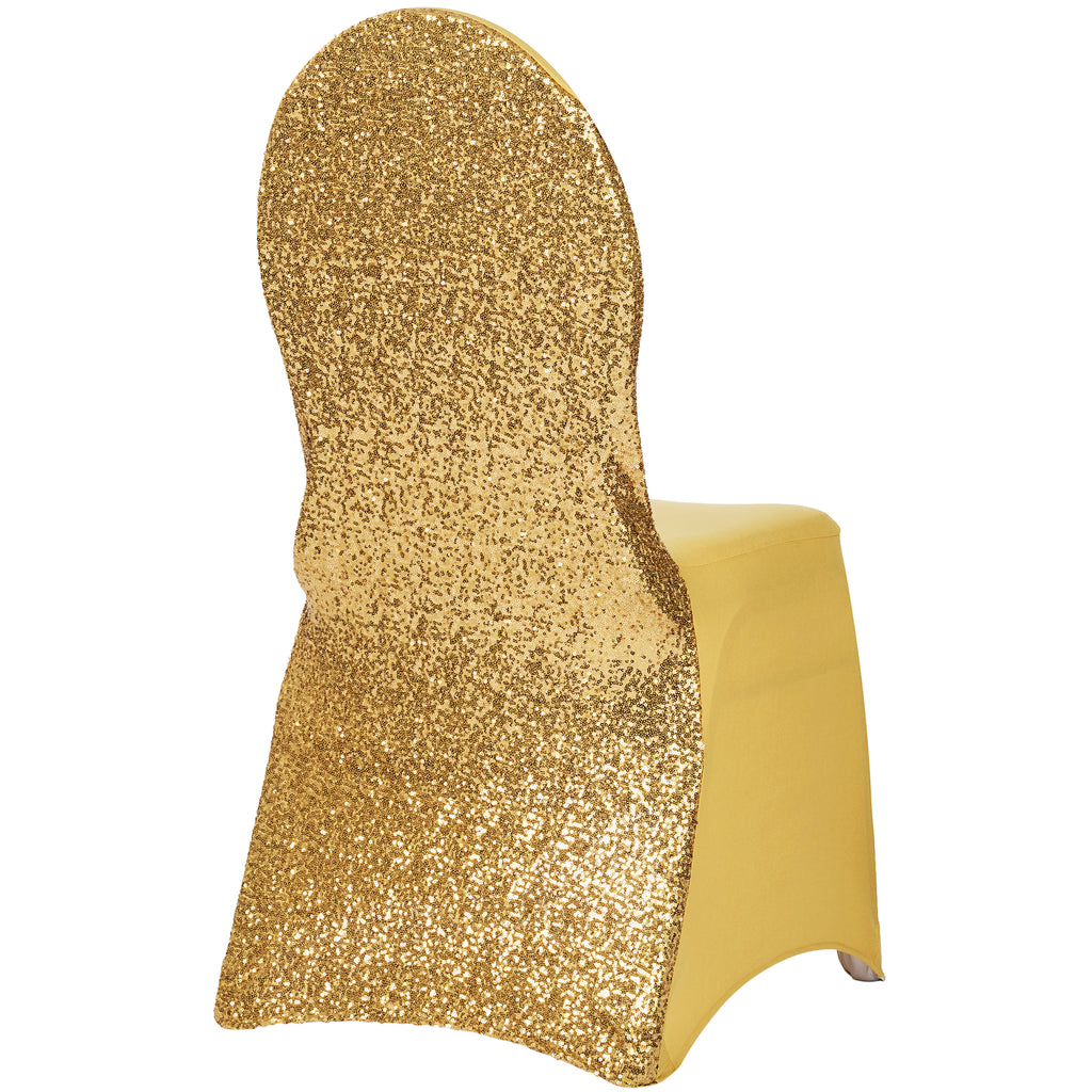 Sequin spandex chair covers