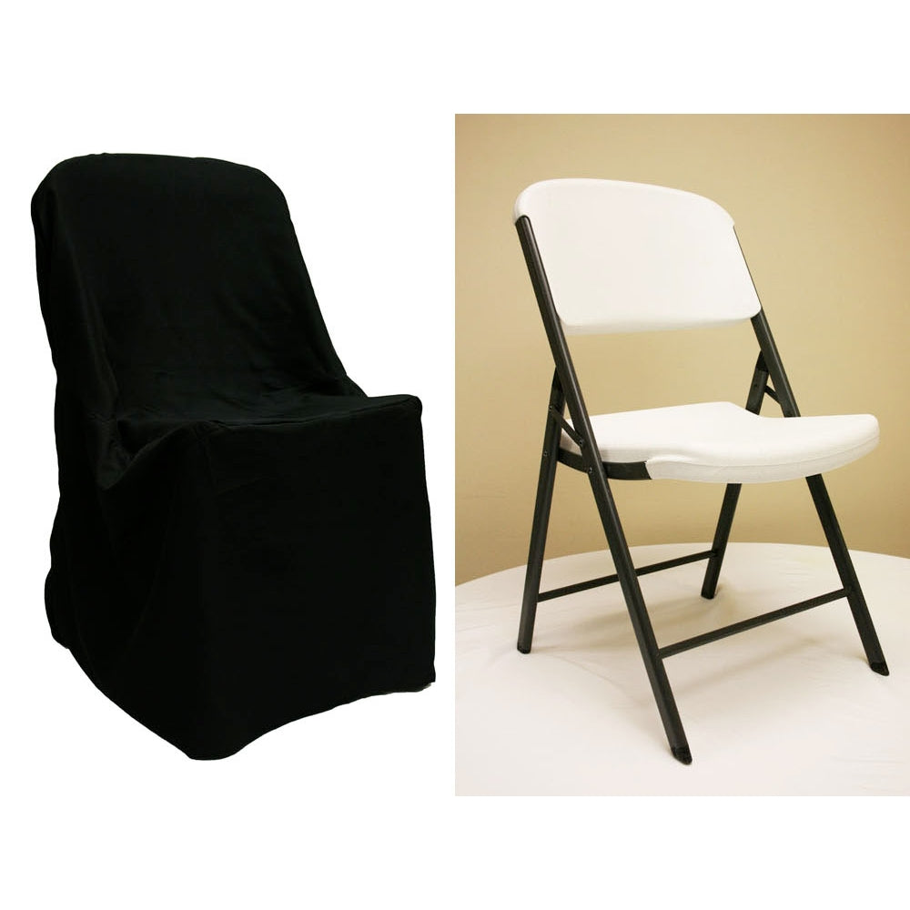 LIFETIME folding chair Cover Black at CV Linens