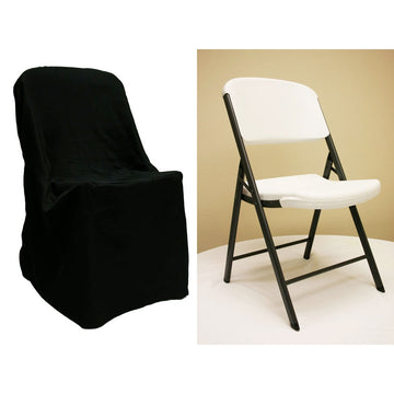 Wholesale Lifetime Folding Chair Covers - White, Ivory & Black Colors– CV  Linens