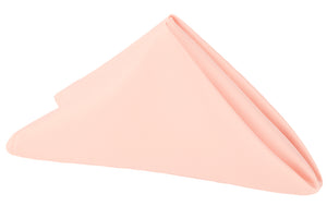 Lamour Satin Napkin 20"x20" - Blush/Rose Gold