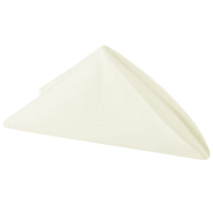 Lamour Satin Napkin 20"x20" - Ivory