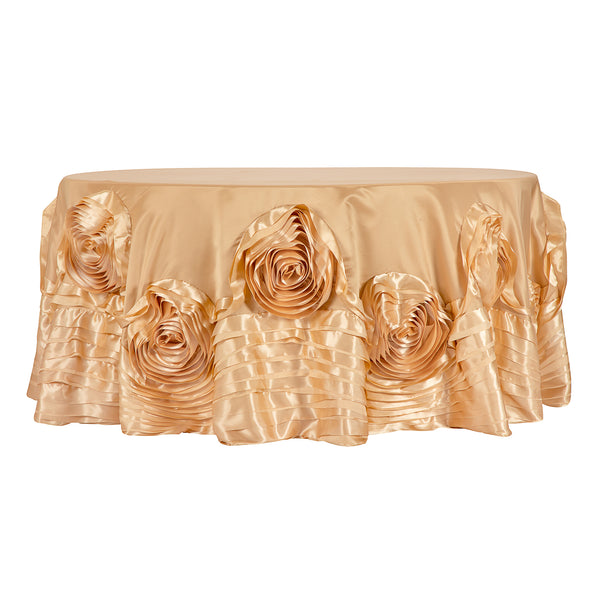 large gold tablecloth