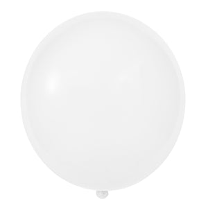 White 10" Latex Balloons | 50 pcs